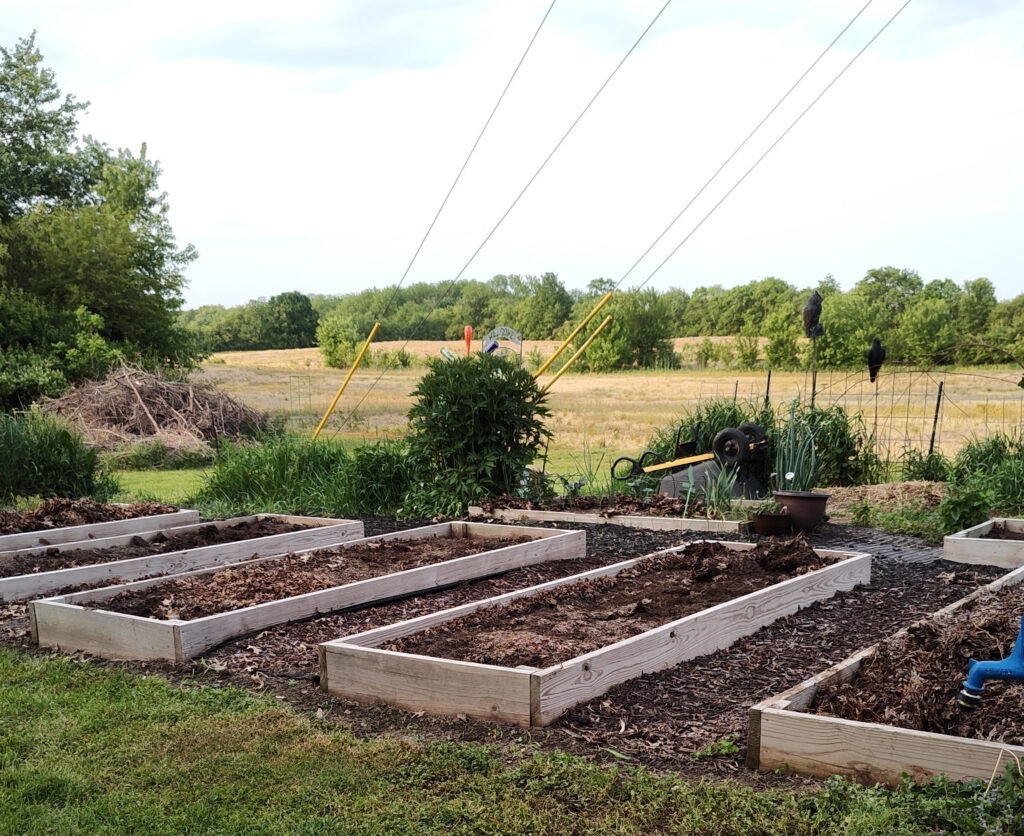 Weed-free spring garden